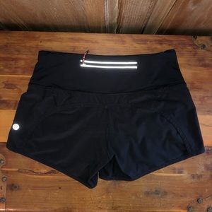 Lululemon Black Speed Shorts